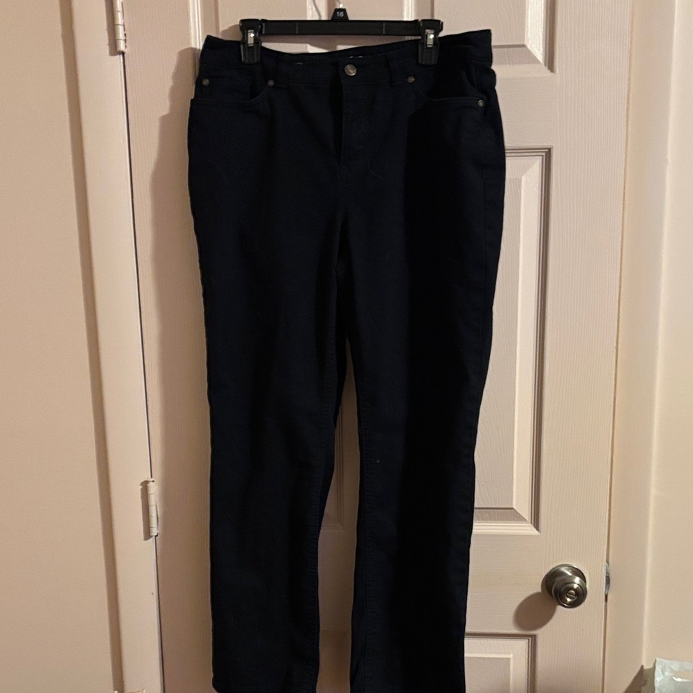 Croft & Barrow Classic Fit Black Pants